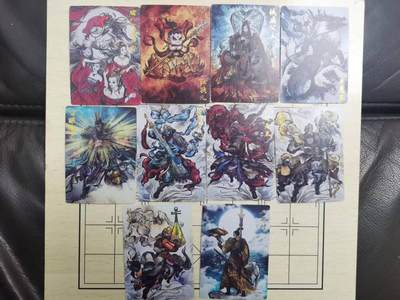 光影卡牌第25期，各家亲签，各家套卡，持续收拍品 - 张建东西游，1-2弹彩闪10张