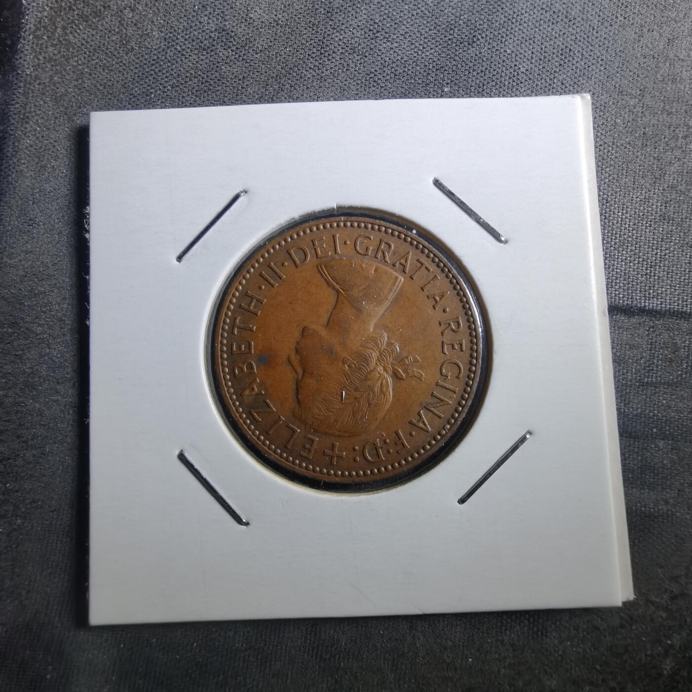 沼泽如烟--第898场 英国1959年半便士