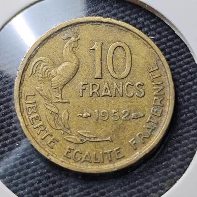 KK钱币收藏小铺  第367场  2月预留时间 周末发货 -  法国1法郎