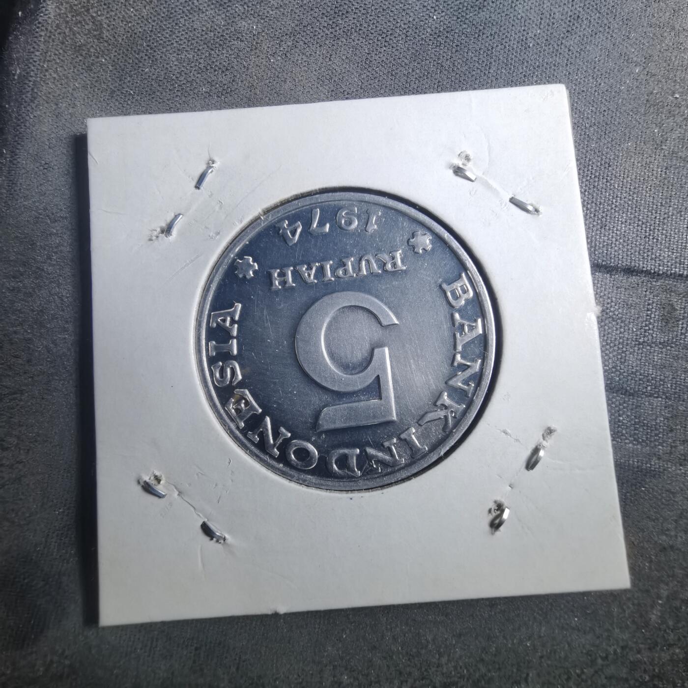 沼泽如烟--第896场 印度尼西亚1974年5卢比