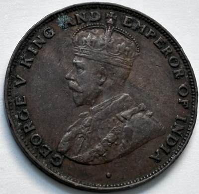 文馨钱币收藏第 280 场， 长期接收代拍品 - 少见极美品 1926 年英属香港一仙大铜币，乔治五世时期，第一版关门版