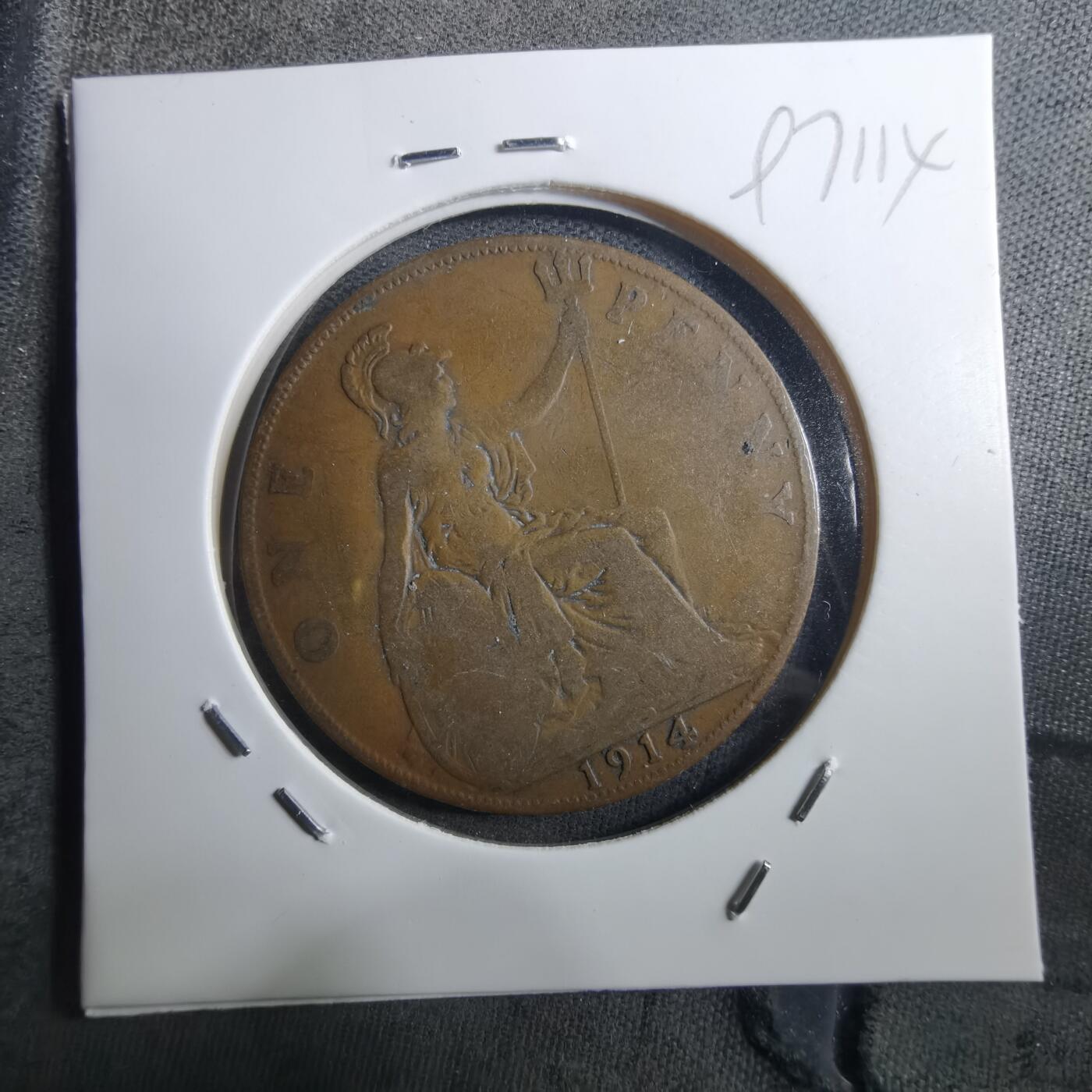 沼泽如烟--第897场 英国1914年1便士