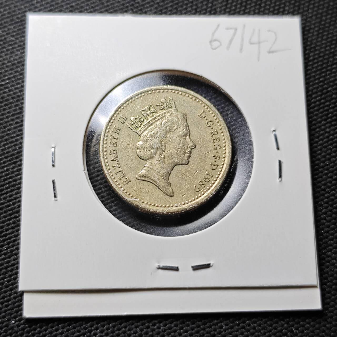 KK钱币收藏小铺  第367场  2月预留时间 周末发货  英国1镑