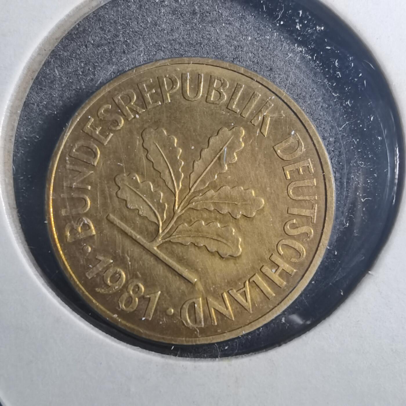 沼泽如烟--第896场 德国1981年5芬尼