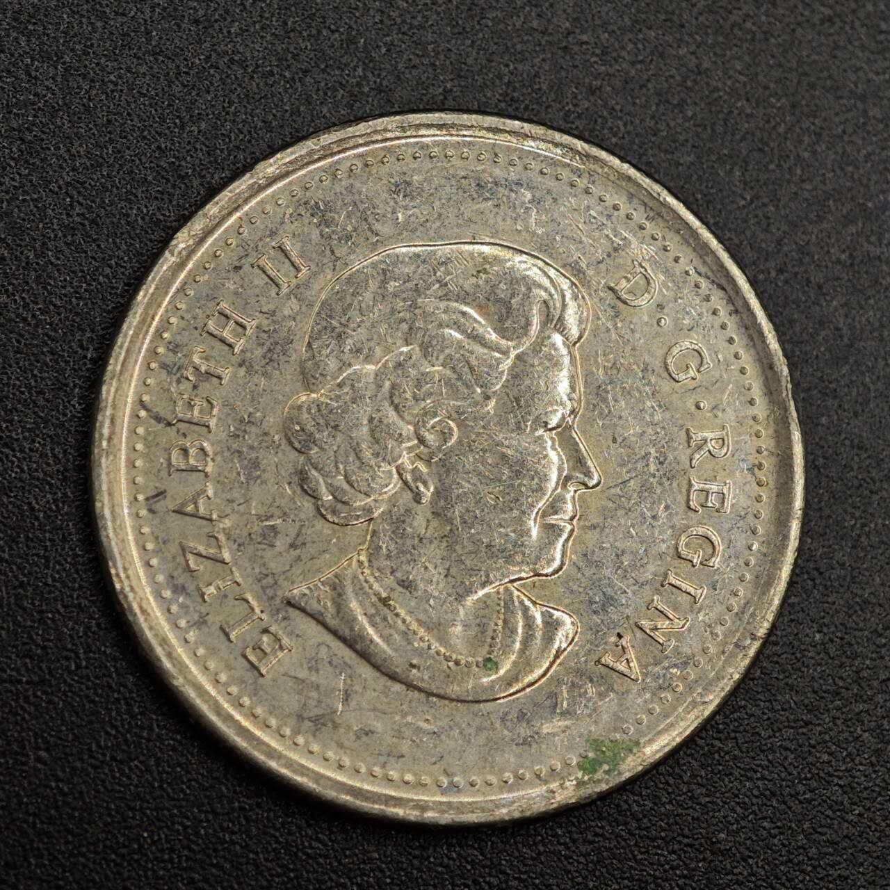 【淘币小摊】实时拍第七百九十三拍   散币场   满百包邮可预留二周 每周一统一发货   加拿大2011年25分纪念币