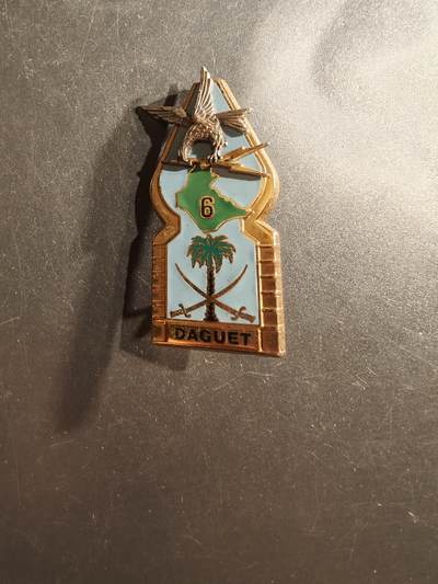 老王徽章第162期 -  法国陆军28通信团第6连海湾战争“达盖行动”证章