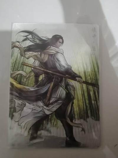 光影卡牌第25期，各家亲签，各家套卡，持续收拍品 - 张建东水浒，彩色粗闪燕青，限编059/099