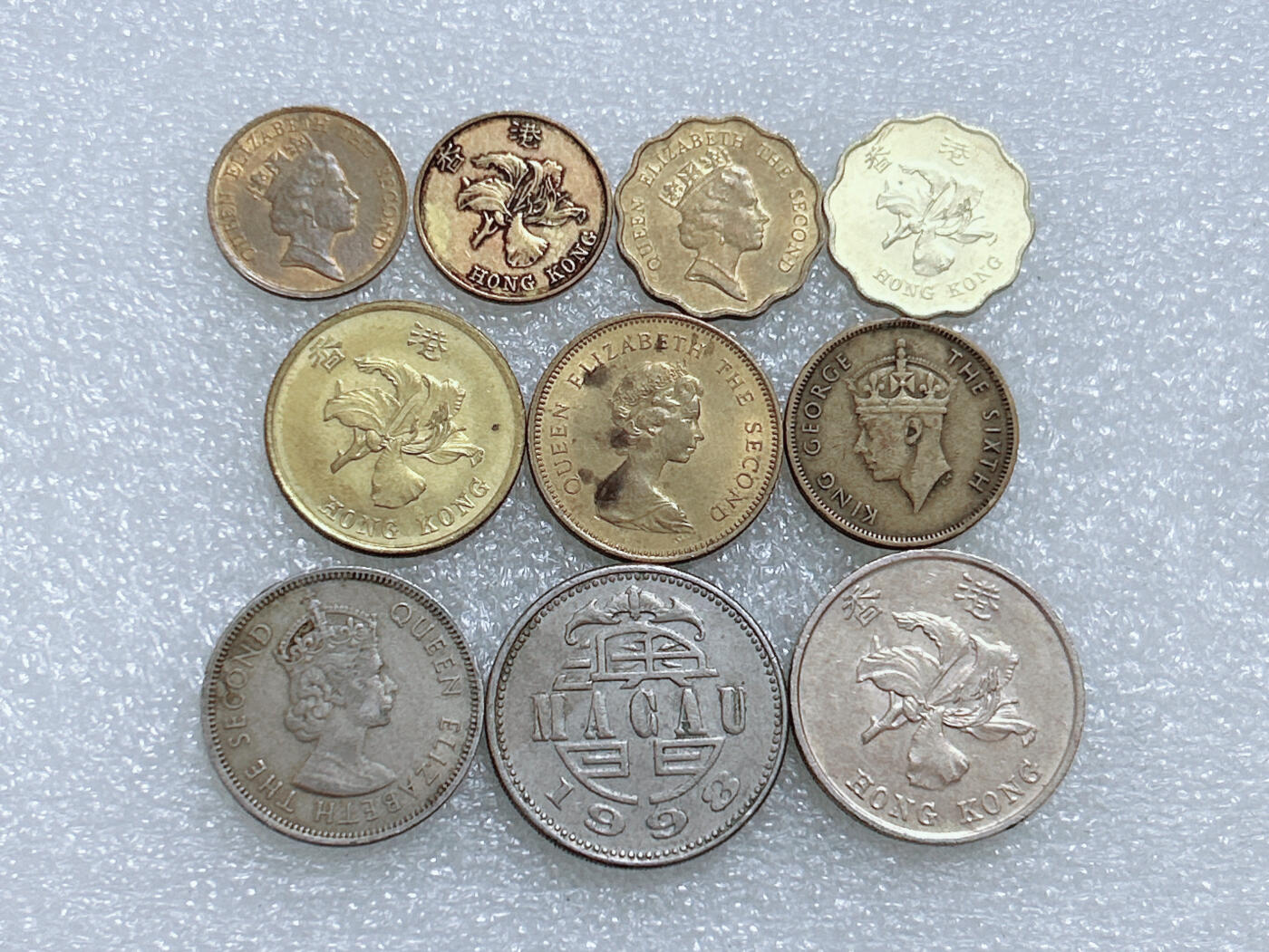 第一海外回流一元起拍收藏 散集专场  第264期 香港不同版本硬币 10枚