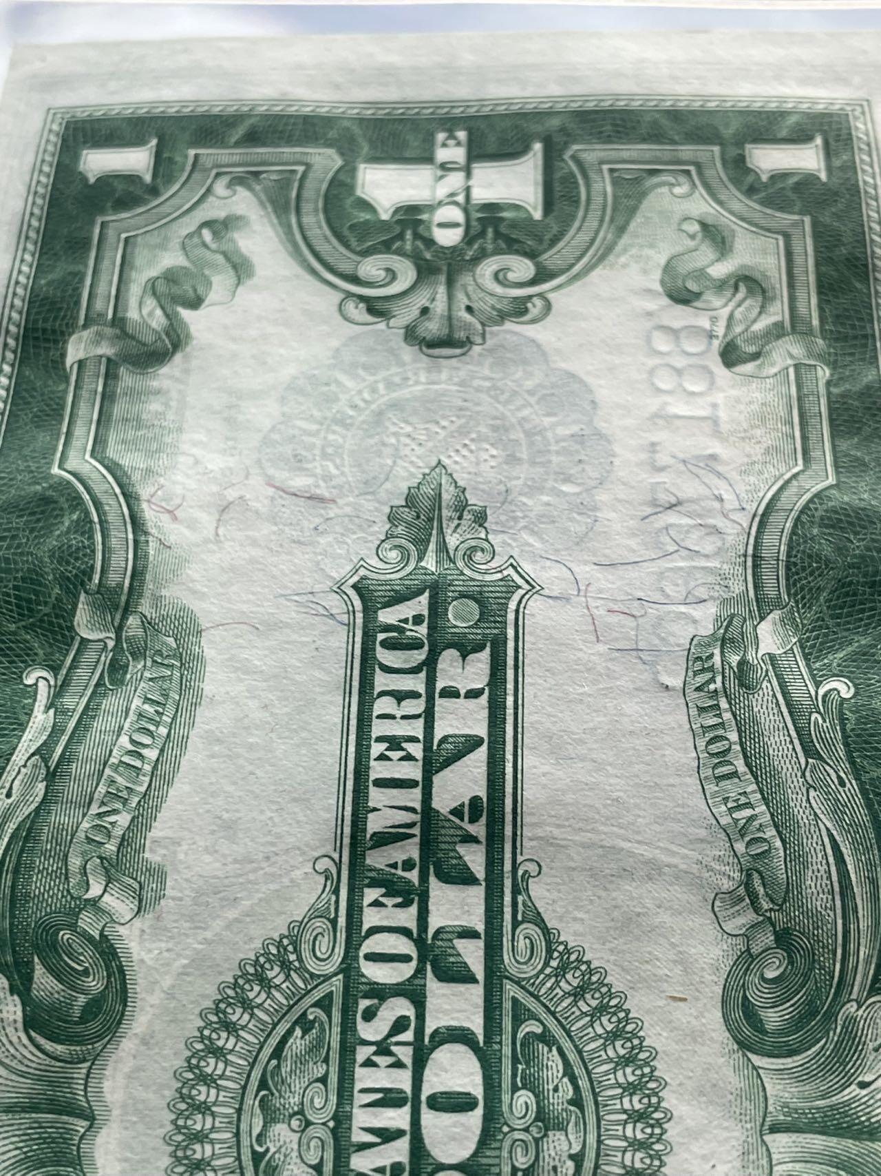 美国1923年1元白银券 Fr237 全新UNC品相 Y88177669B