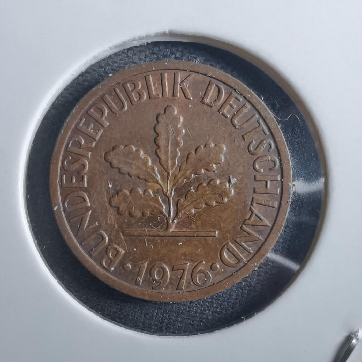 沼泽如烟--第897场 德国1976年1芬尼