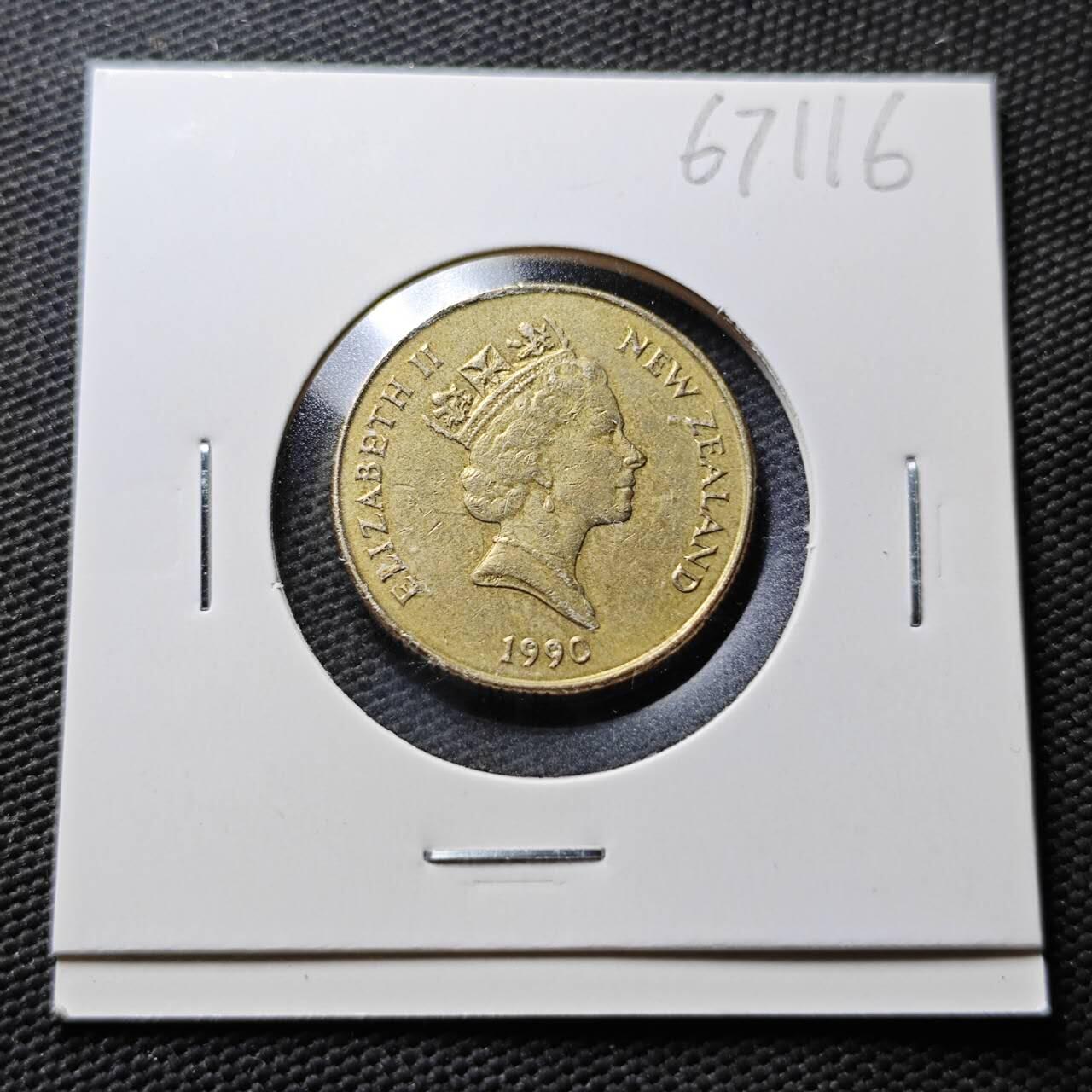 KK钱币收藏小铺  第367场  2月预留时间 周末发货  新西兰1元