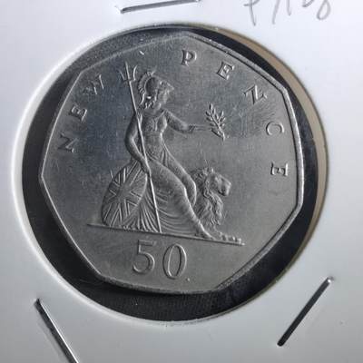 沼泽如烟--第897场 - 英国1976年50便士