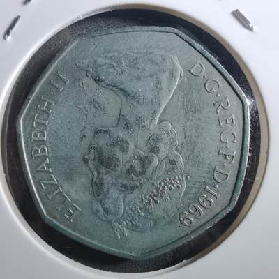 沼泽如烟--第897场 - 英国1969年50便士