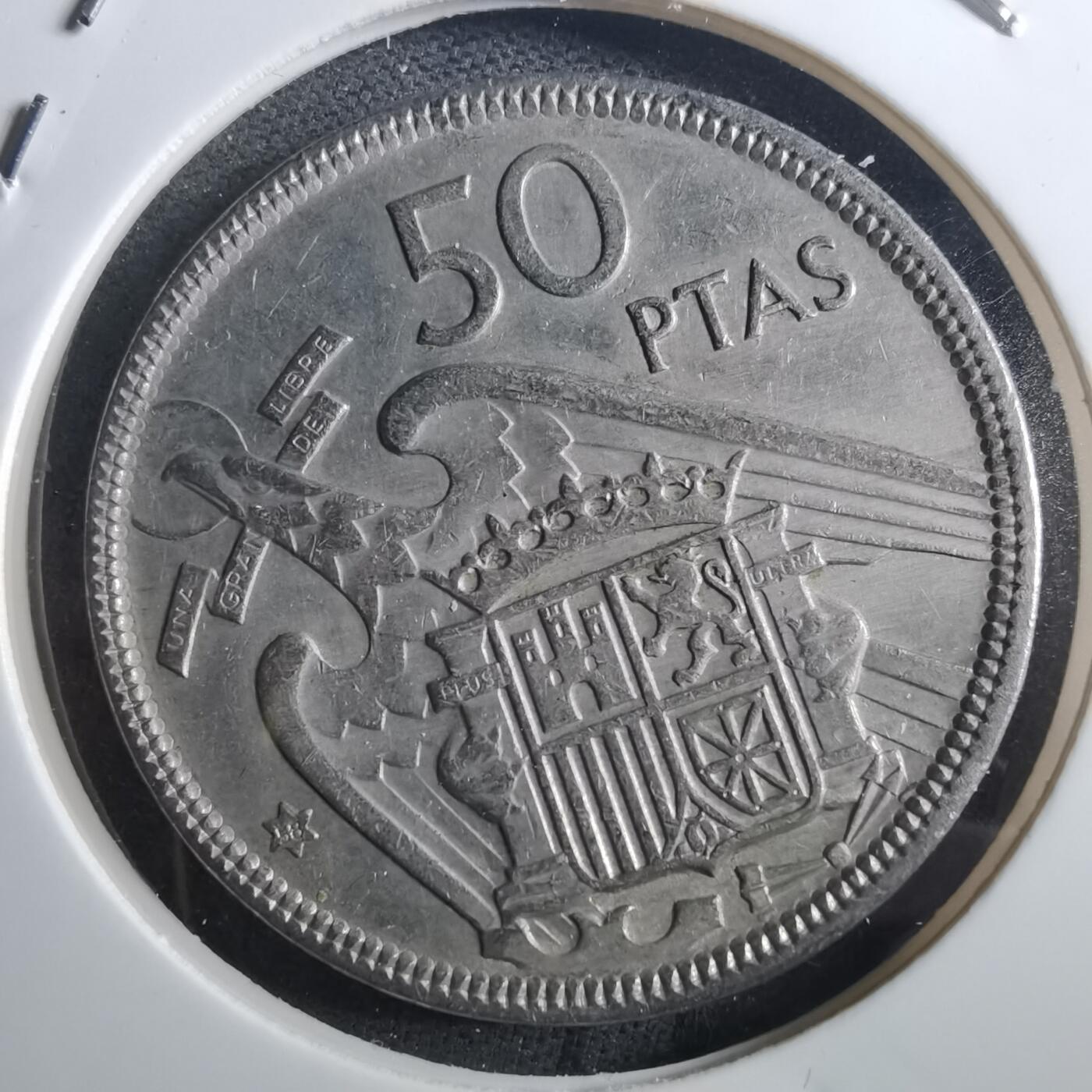 沼泽如烟--第897场 西班牙1957年50比塞塔