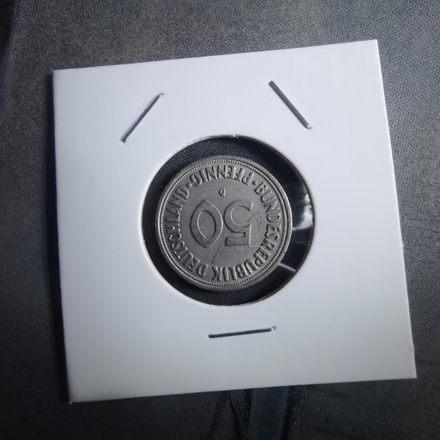 沼泽如烟--第897场 德国1969年50芬尼