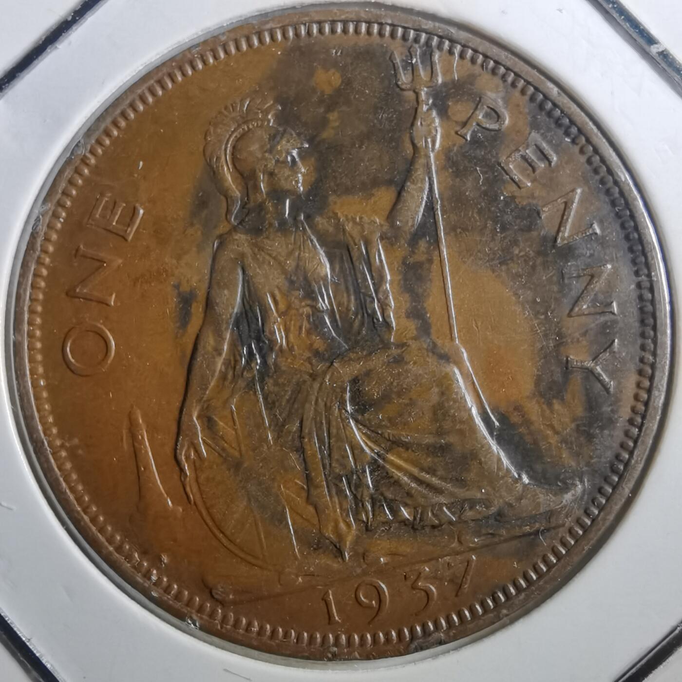 沼泽如烟--第898场 英国1937年1便士