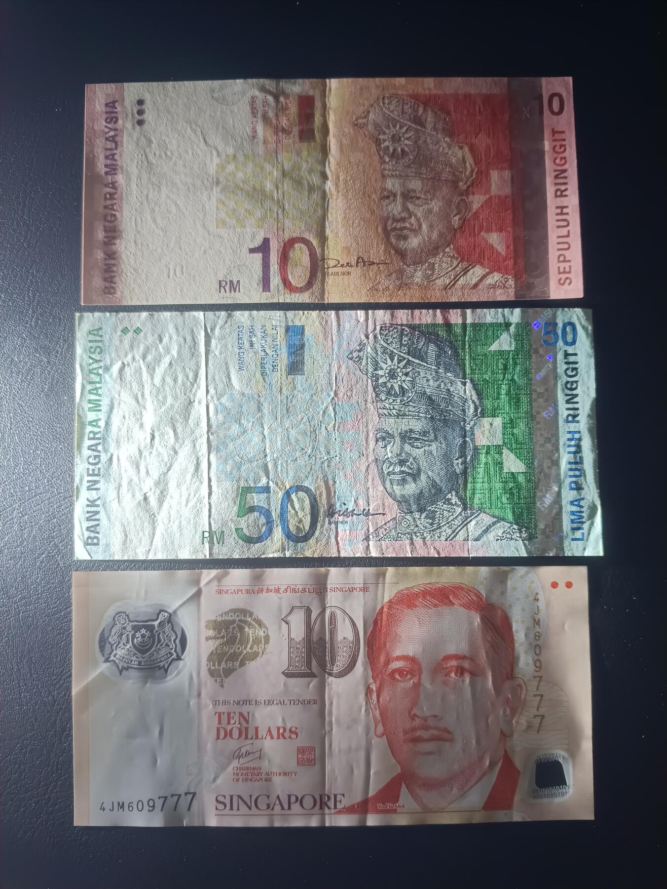 2025十一月第三期，总201期 【雨】东南亚钞票批量三张流通品相—AUNC