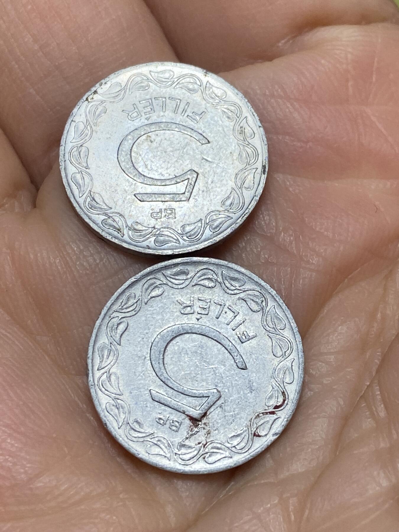 2025年第一百二十六场(总第一百五十二场）外国好品散币(免佣金) 匈牙利🇭🇺2枚：1962年70年5菲勒