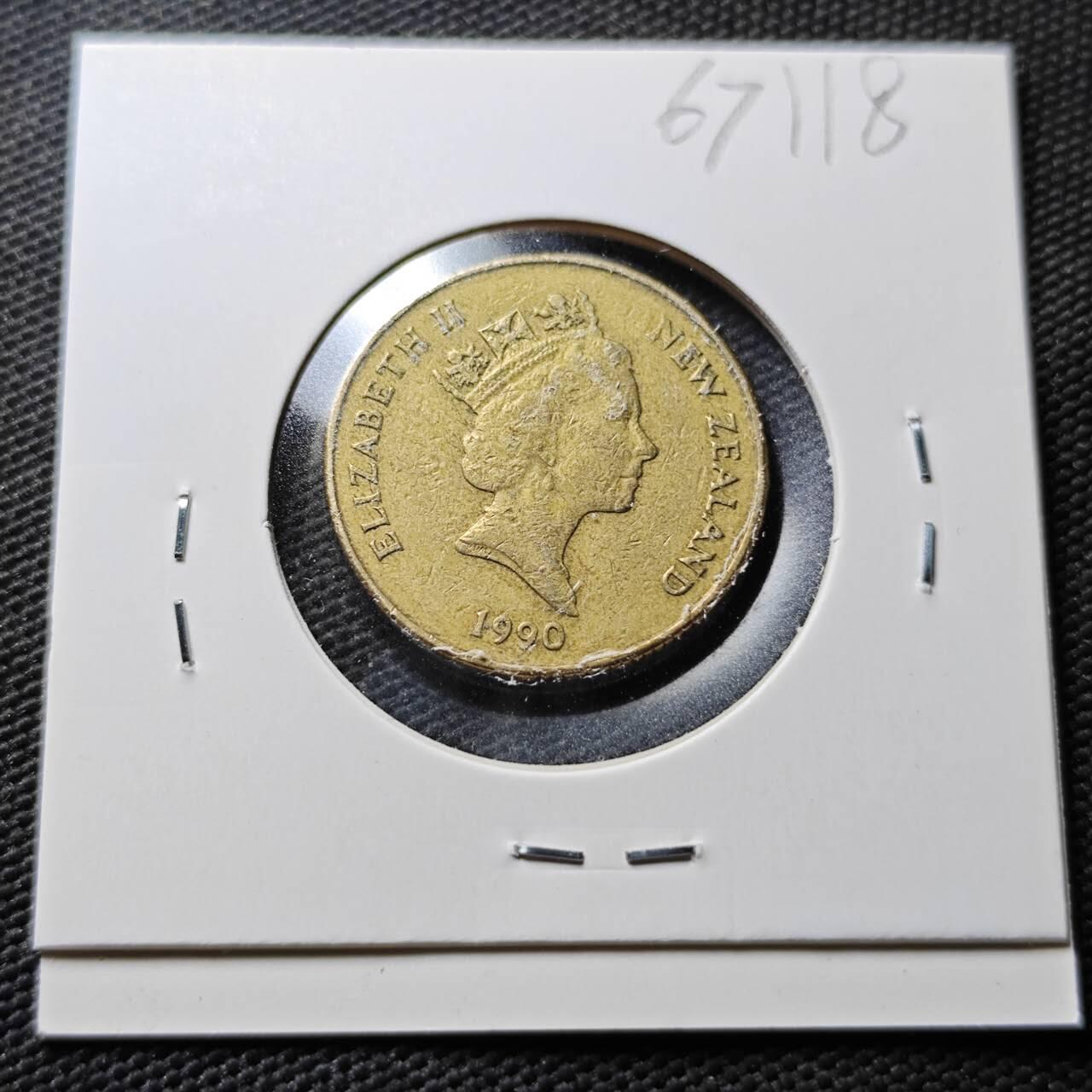 KK钱币收藏小铺  第367场  2月预留时间 周末发货  新西兰1元