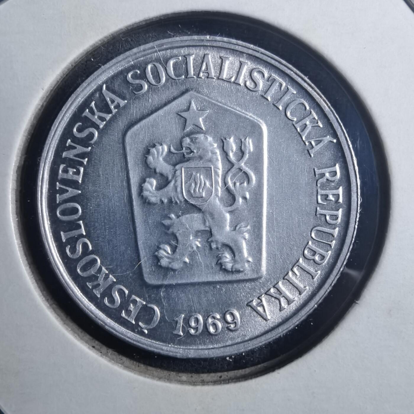 沼泽如烟--第896场 捷克斯洛伐克1969年10赫勒