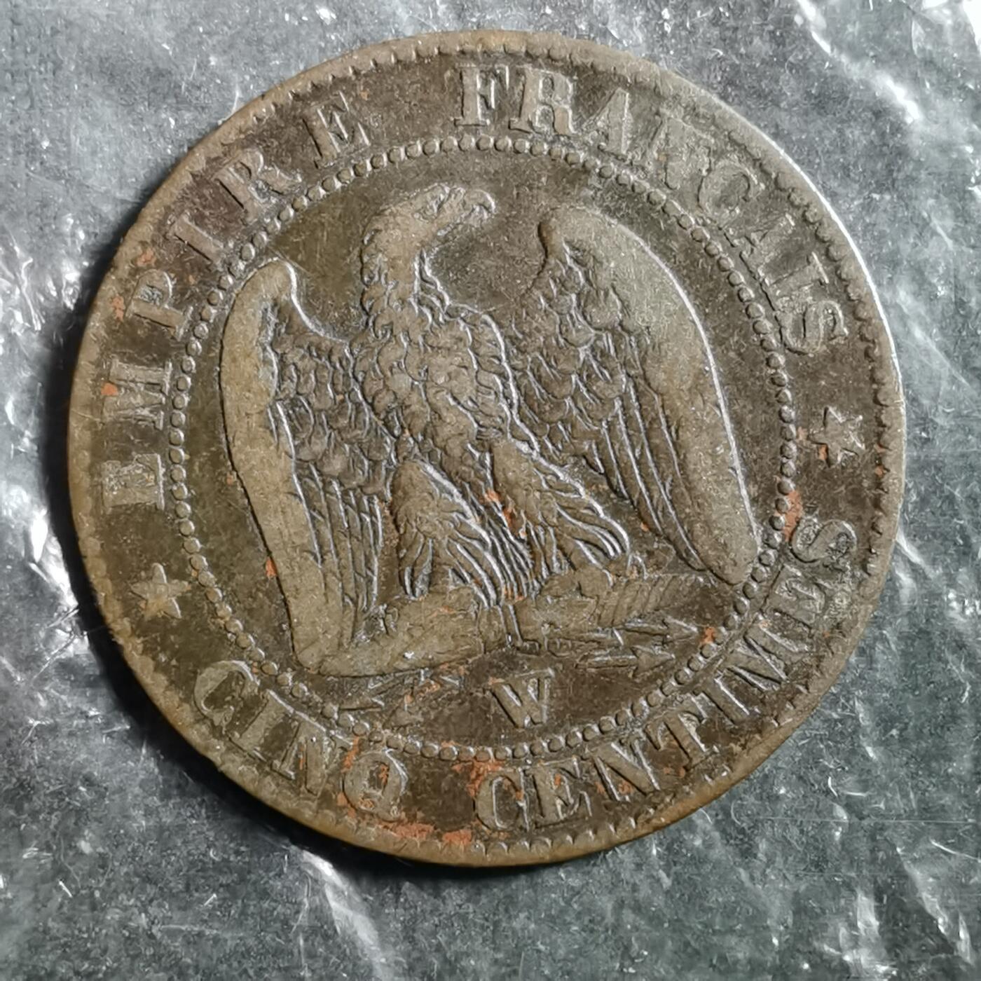 沼泽如烟--第898场 法国1854年五分拿三五分