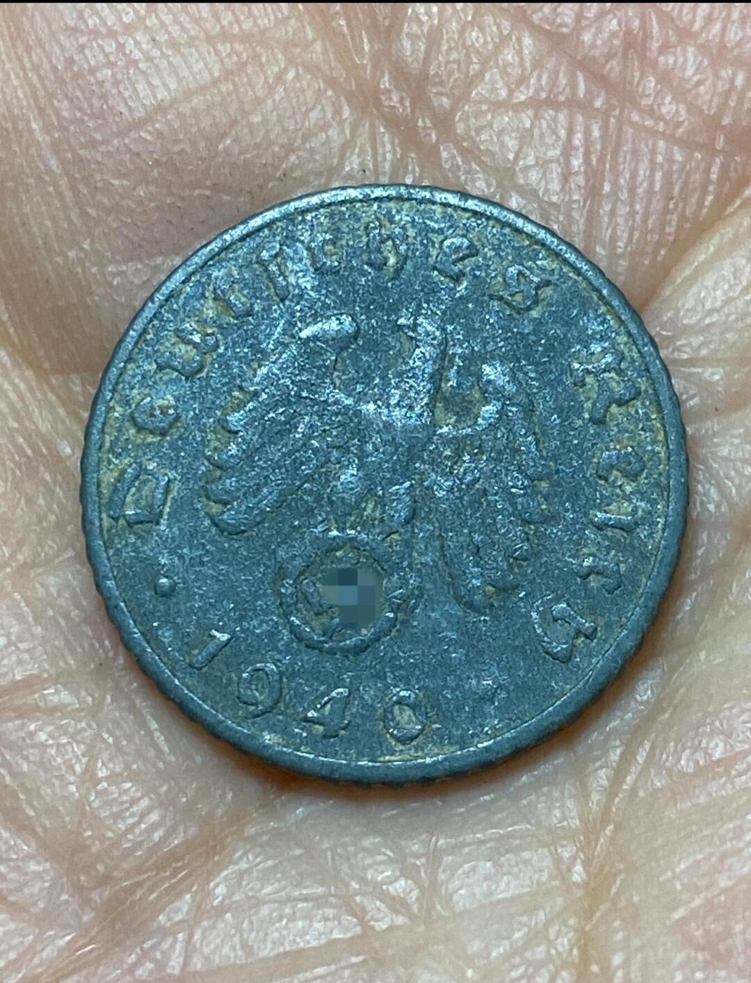 2025年第一百二十六场(总第一百五十二场）外国好品散币(免佣金) 德意志第三帝国1940年5芬尼(A标，柏林造)