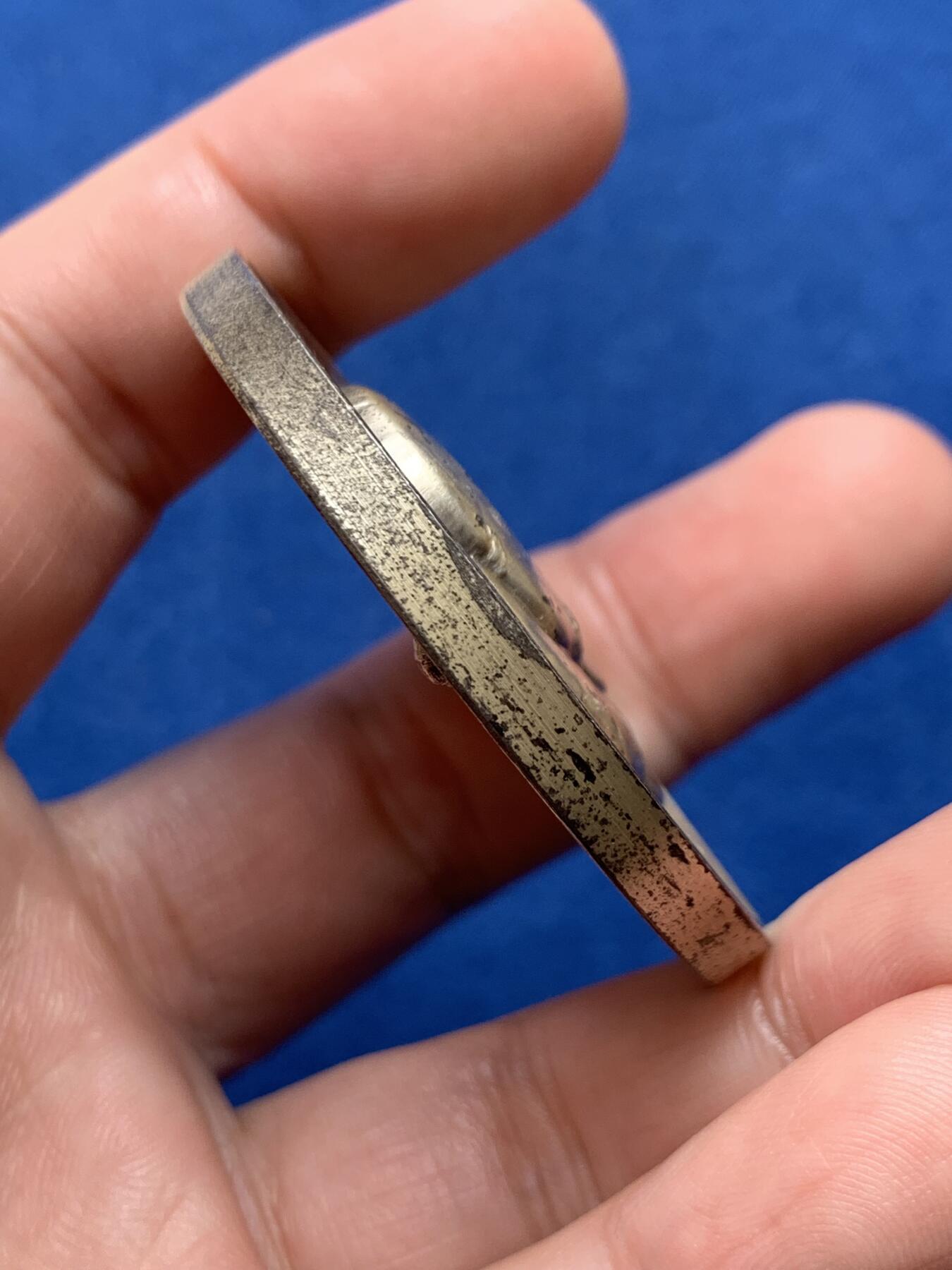 《竞宝斋》第436场 周日，周一2场连拍 （全场包邮） 教宗约翰二十三世大公会议纪念章 71.1克 49.8mm