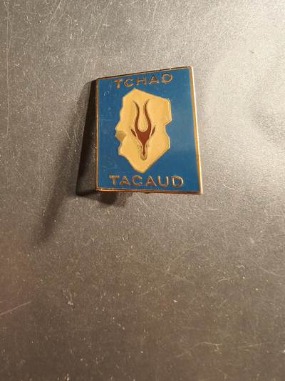 老王徽章第162期 -  法国在乍得“塔考德行动”证章      1978年至1980年协助乍得政府军对抗由利比亚支持的叛军。
