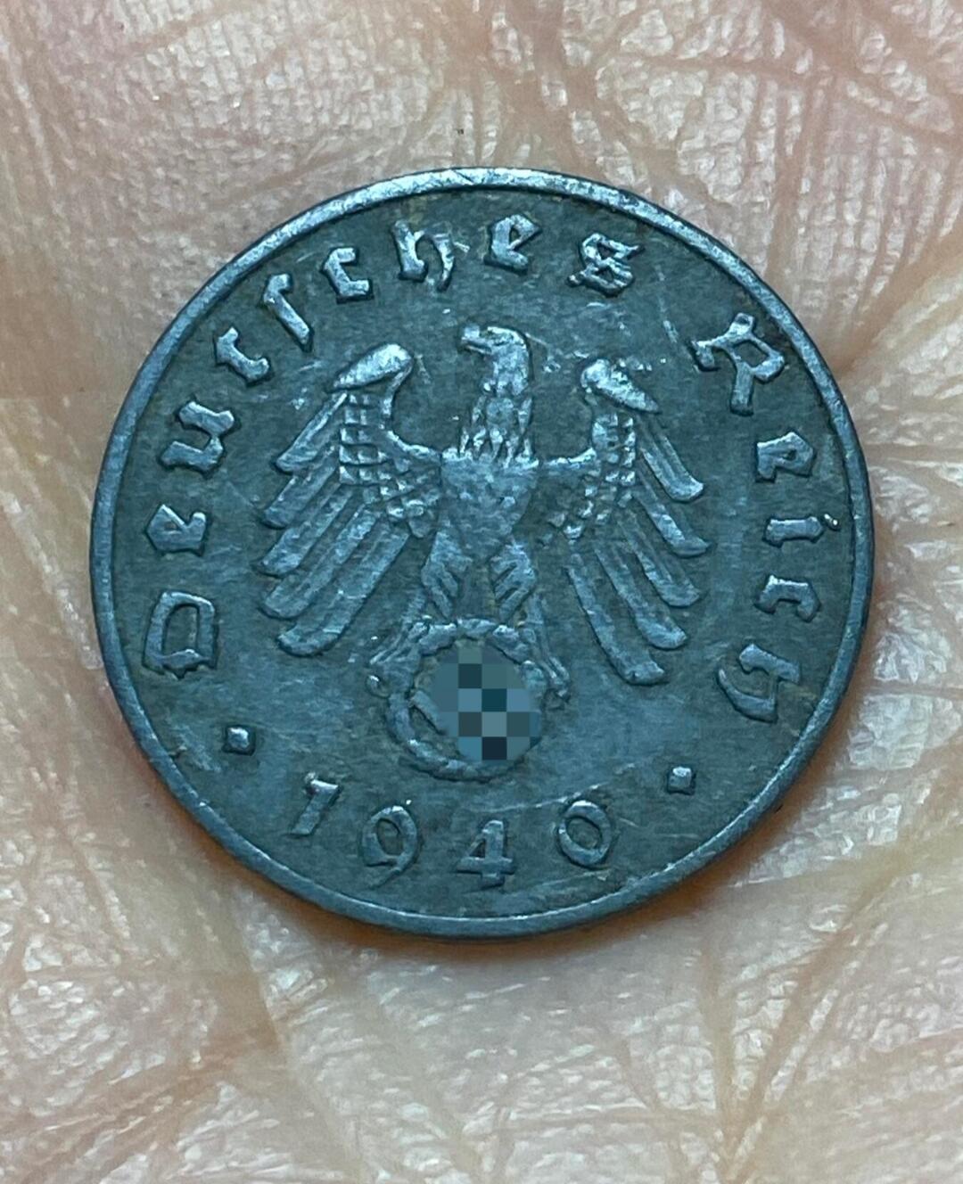 2025年第一百二十六场(总第一百五十二场）外国好品散币(免佣金) 好品–德意志第三帝国1940年1芬尼(J标，汉堡造)