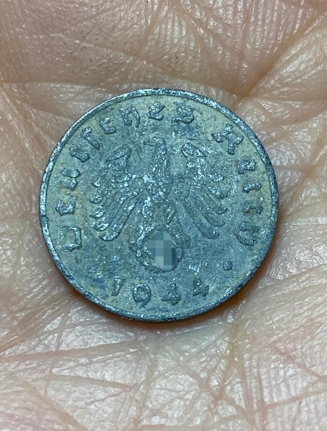 2025年第一百二十六场(总第一百五十二场）外国好品散币(免佣金) 德意志第三帝国1944年1芬尼(G标，卡尔斯鲁厄造)