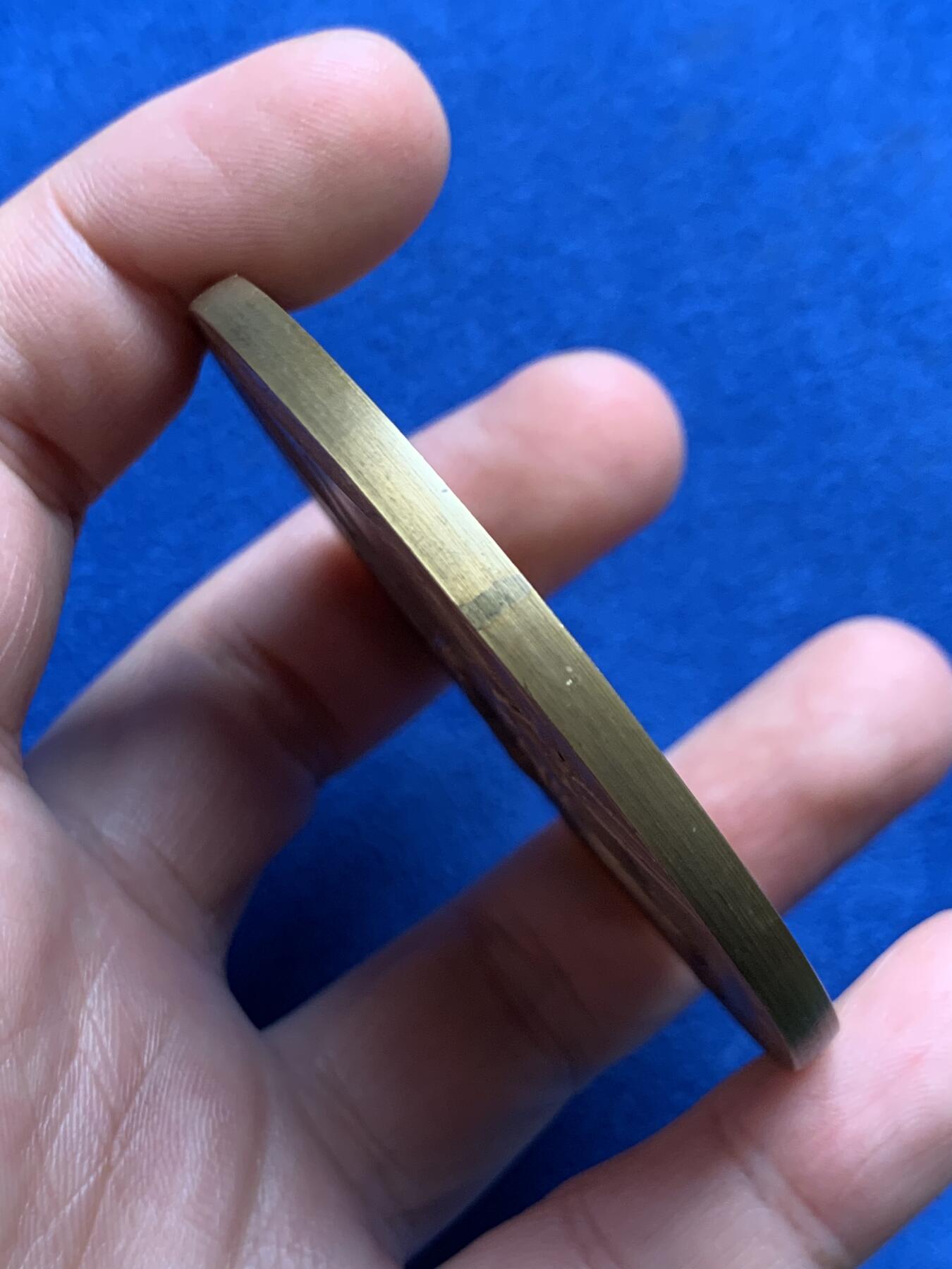 《竞宝斋》第436场 周日，周一2场连拍 （全场包邮） 1816-1916年奥地利国民银行百年纪念铜章 直径65.2mm 重约108.5g 带原盒 状态不错 细节见图