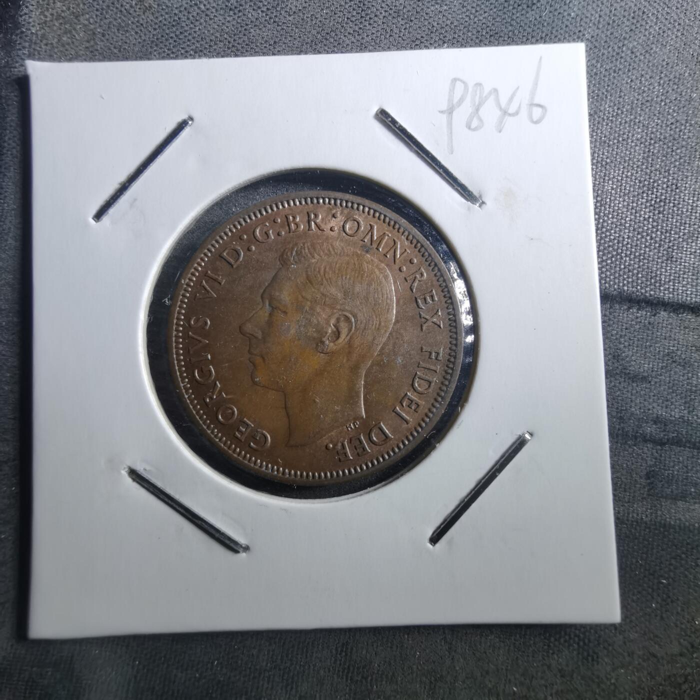 沼泽如烟--第898场 英国1950年半便士