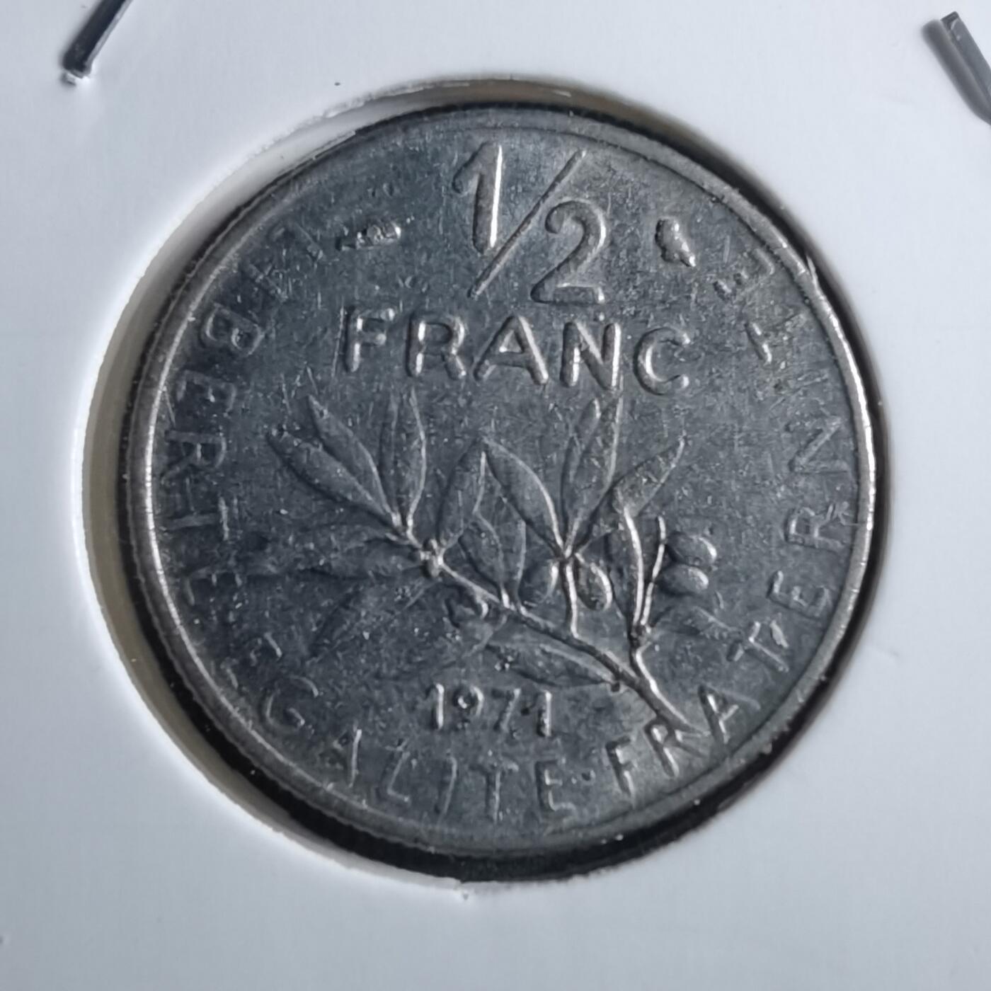 沼泽如烟--第897场 法国1971年半法郎