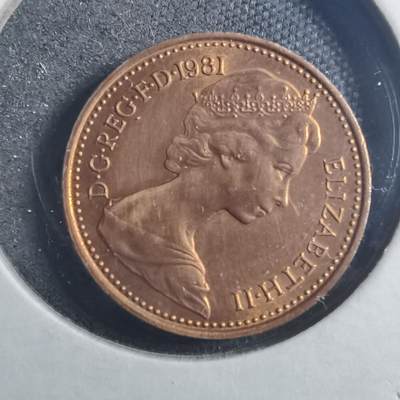 沼泽如烟--第896场 - 英国1981年半便士