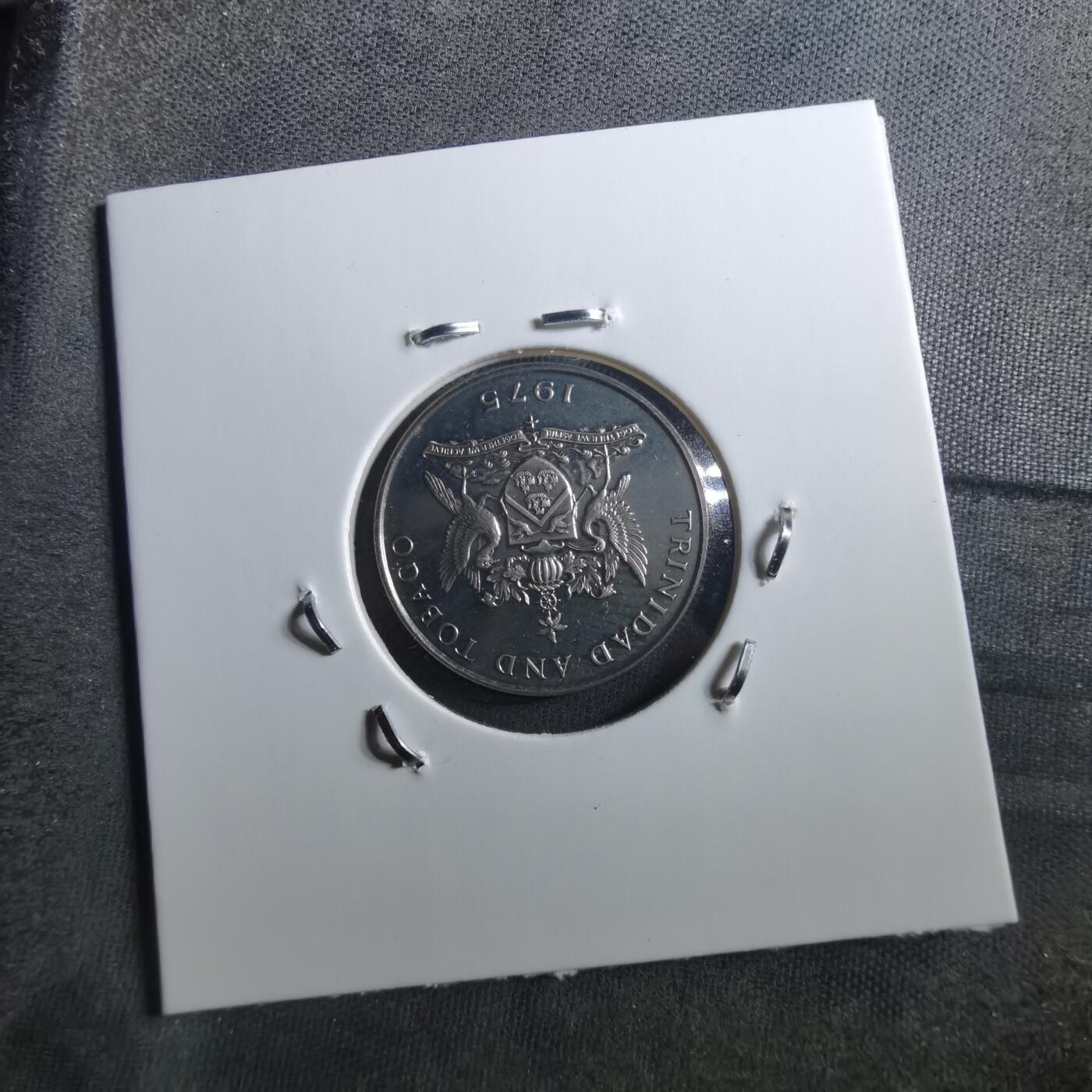 沼泽如烟--第898场 多巴哥1975年25分精制币