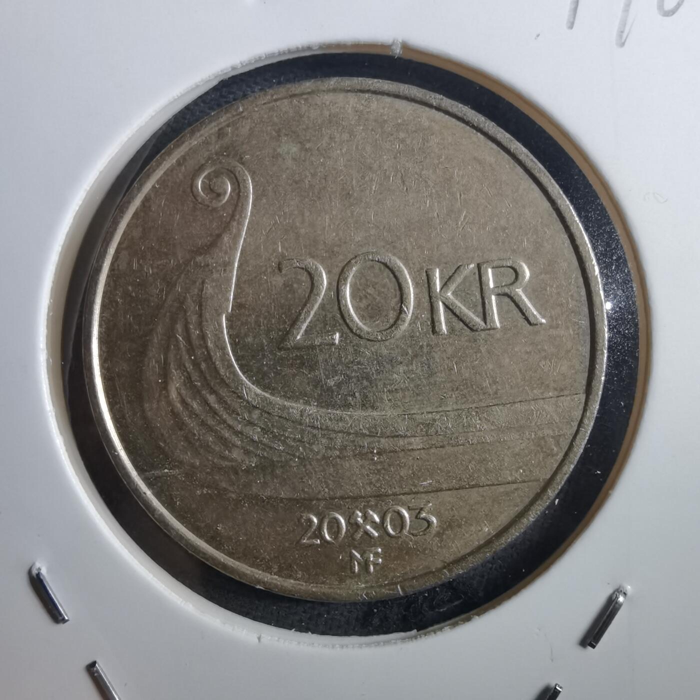 沼泽如烟--第897场 挪威2003年20克朗