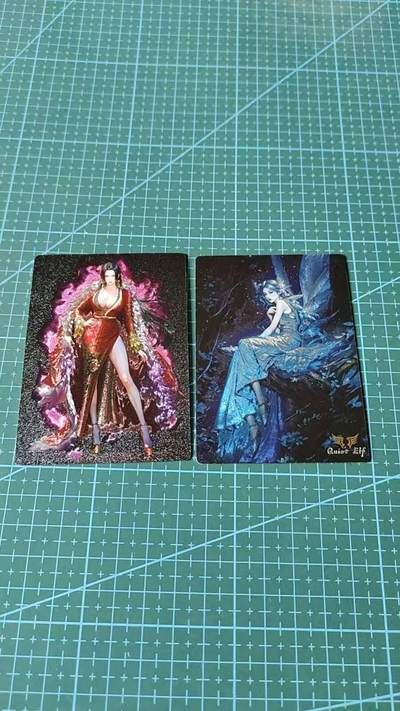 龙虎卡牌第六三场 （无佣金，周六结拍，欢迎送拍） - 粗闪卡 奇点卡牌 盲包卡宗rich-女帝和蓝精灵