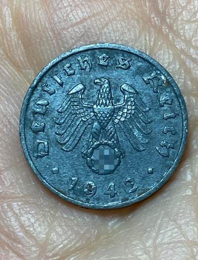 2025年第一百二十六场(总第一百五十二场）外国好品散币(免佣金) - 好品–德意志第三帝国1942年1芬尼(J标，汉堡造)