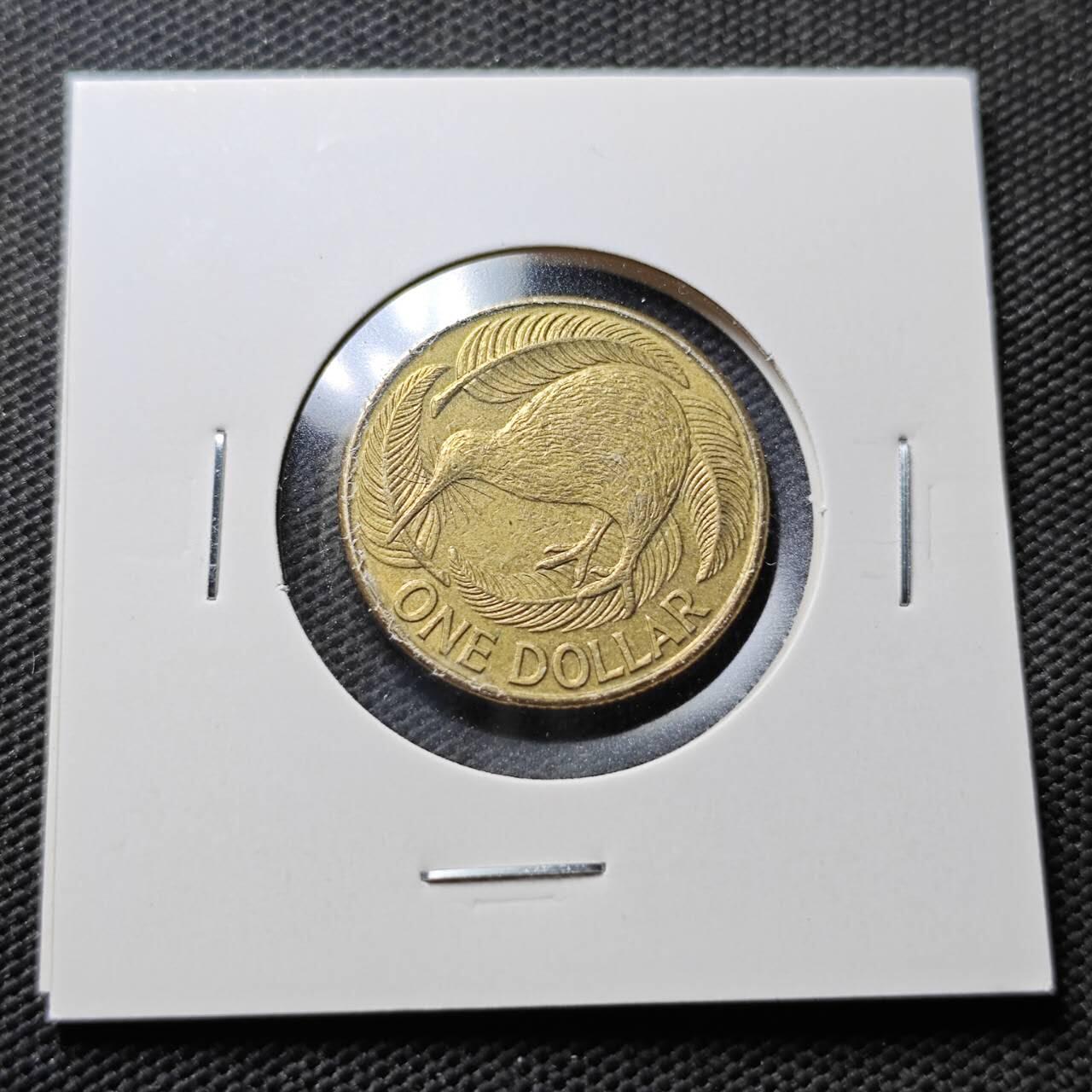 KK钱币收藏小铺  第367场  2月预留时间 周末发货  新西兰1元