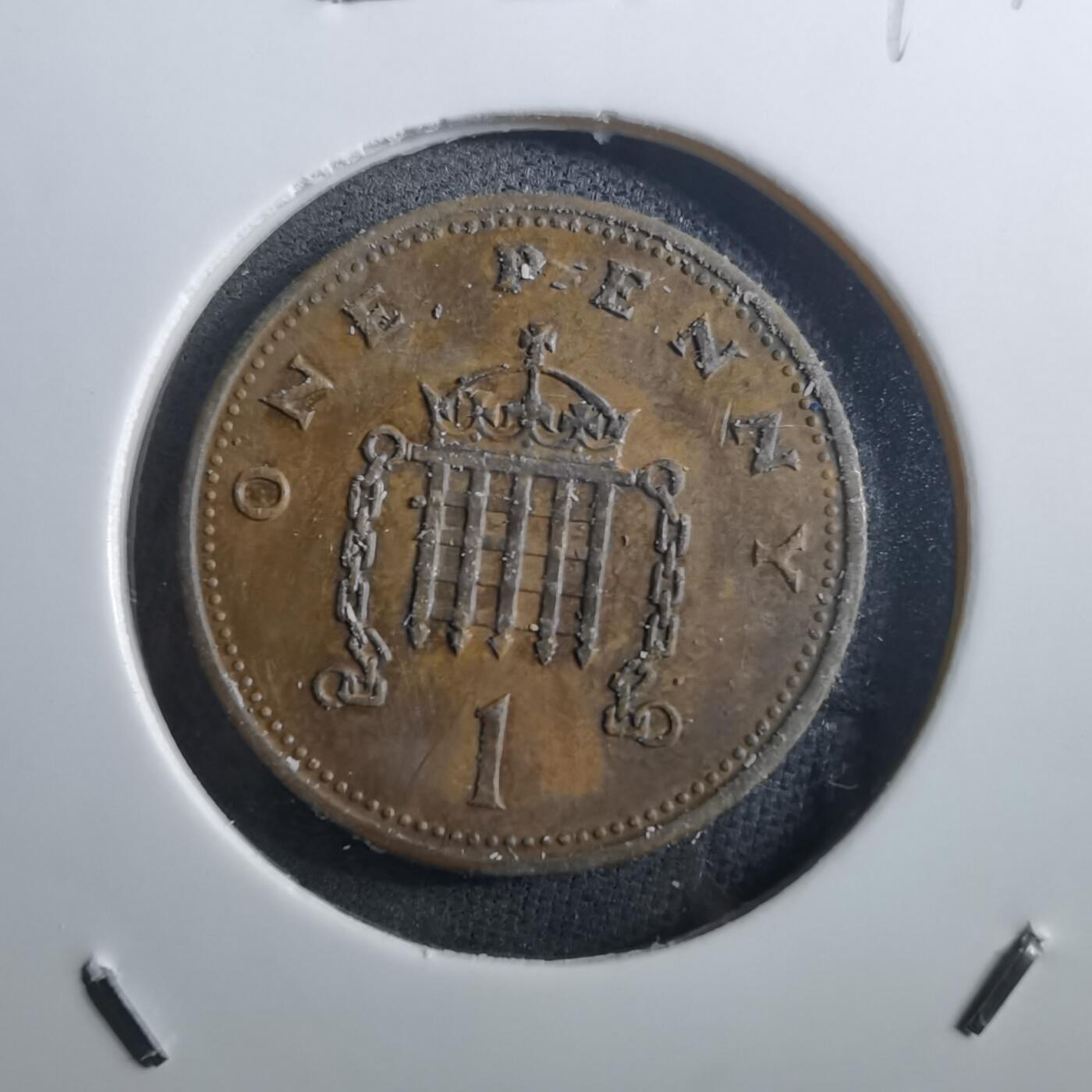 沼泽如烟--第897场 英国1986年1便士