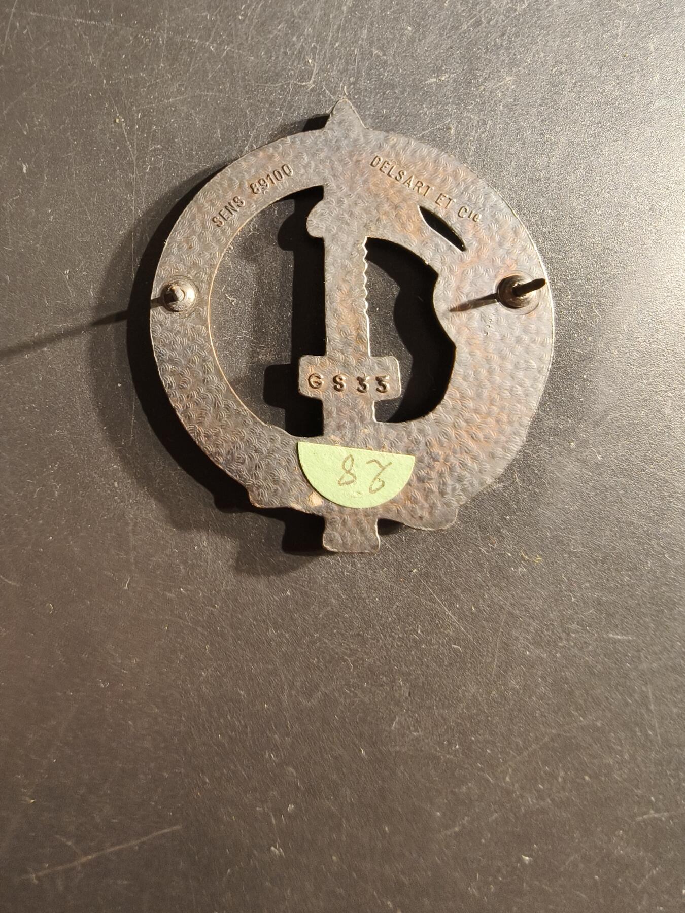 老王徽章第162期  法国海军铜级水下干预专家潜水员证章