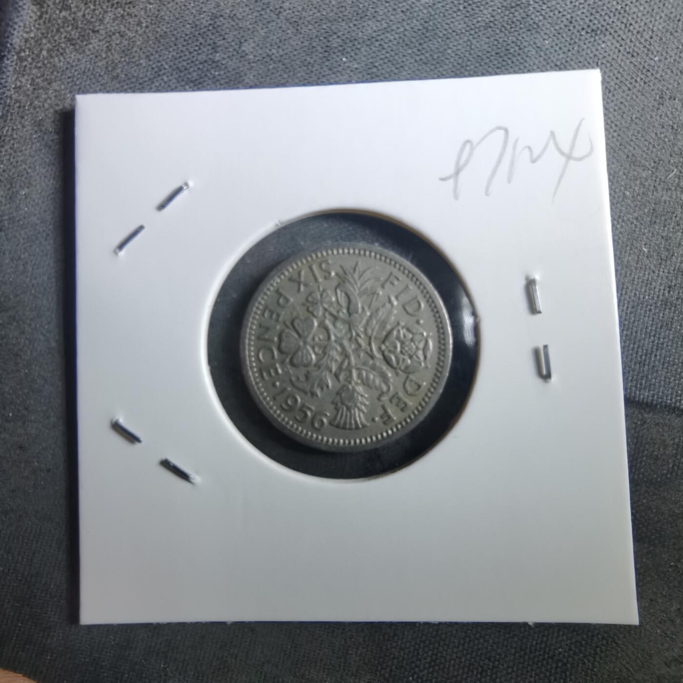 沼泽如烟--第897场 英国1956年6便士