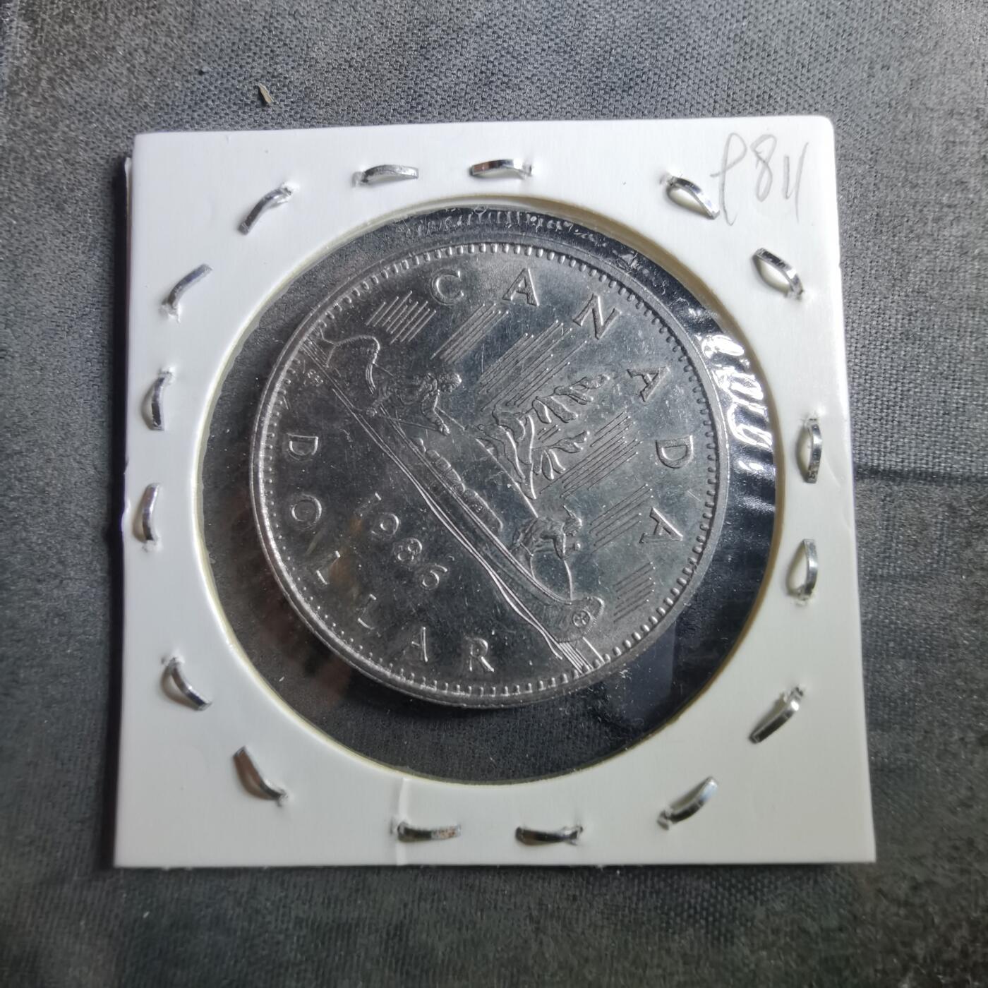 沼泽如烟--第898场 加拿大1986年一元