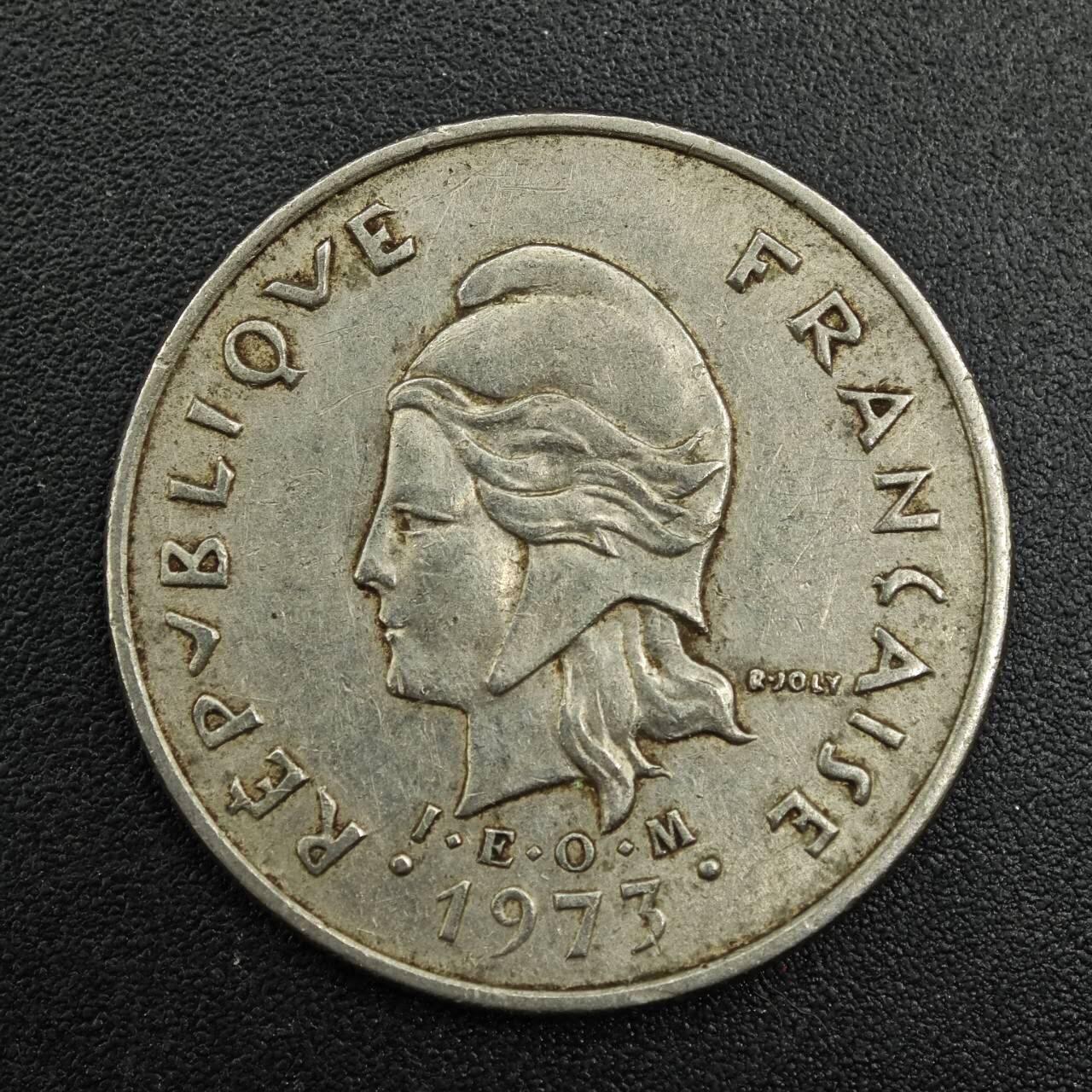 【淘币小摊】实时拍第七百九十三拍   散币场   满百包邮可预留二周 每周一统一发货   赫布里底1973年10法郎镍币