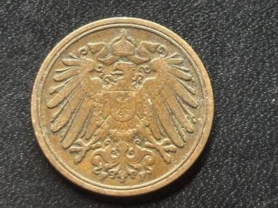 邮泉阁限时拍卖第三十五场 德国硬币专场（硬币在国外。请付邮费6元。） - 德意志帝国1899年1芬尼F版