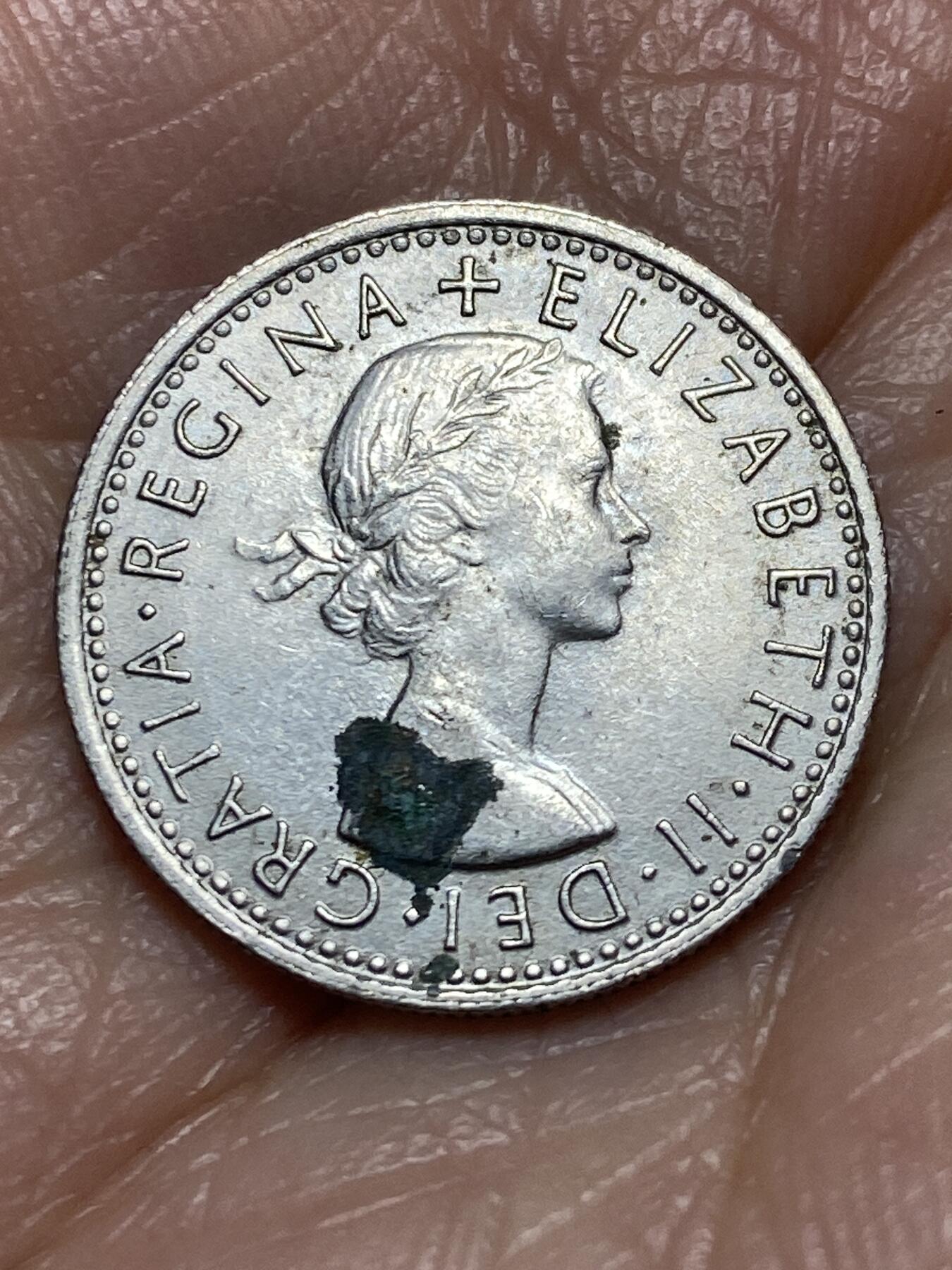 2025年第一百二十六场(总第一百五十二场）外国好品散币(免佣金) 英国🇬🇧1967年6便士(伊丽莎白二世青年桂冠第二版，普制币关门年)