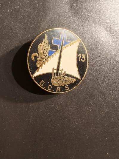 老王徽章第162期 -  法国外籍兵团第13半旅团指挥、管理与服务连证章