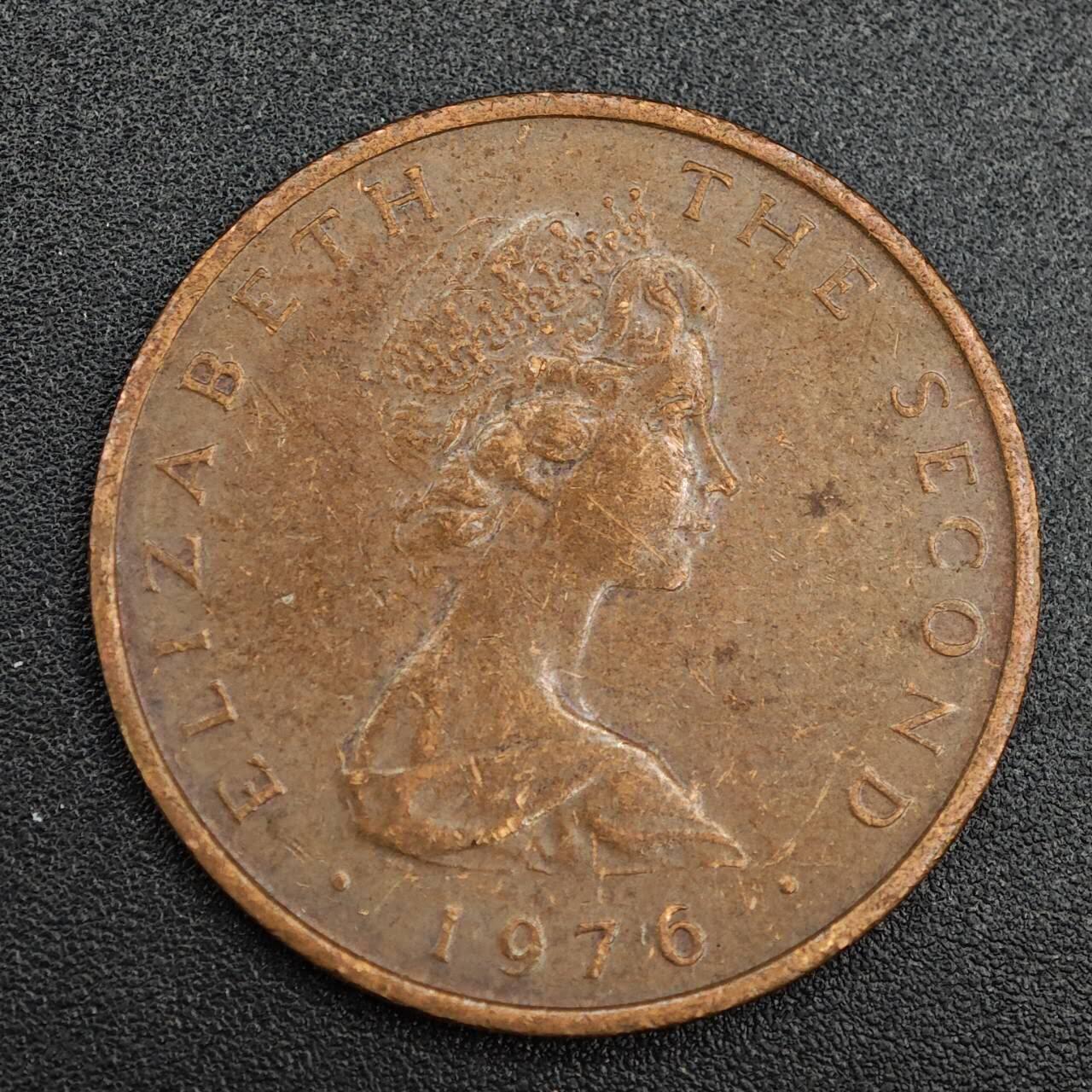 【淘币小摊】实时拍第七百九十三拍   散币场   满百包邮可预留二周 每周一统一发货   马恩岛1976年2便士铜币