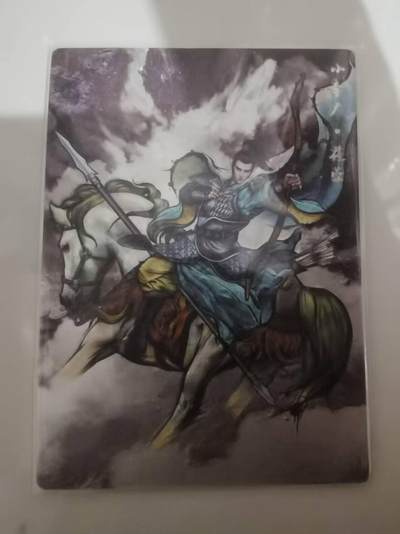 光影卡牌第25期，各家亲签，各家套卡，持续收拍品 - 张建东水浒，水墨粗闪花荣，限编047/099