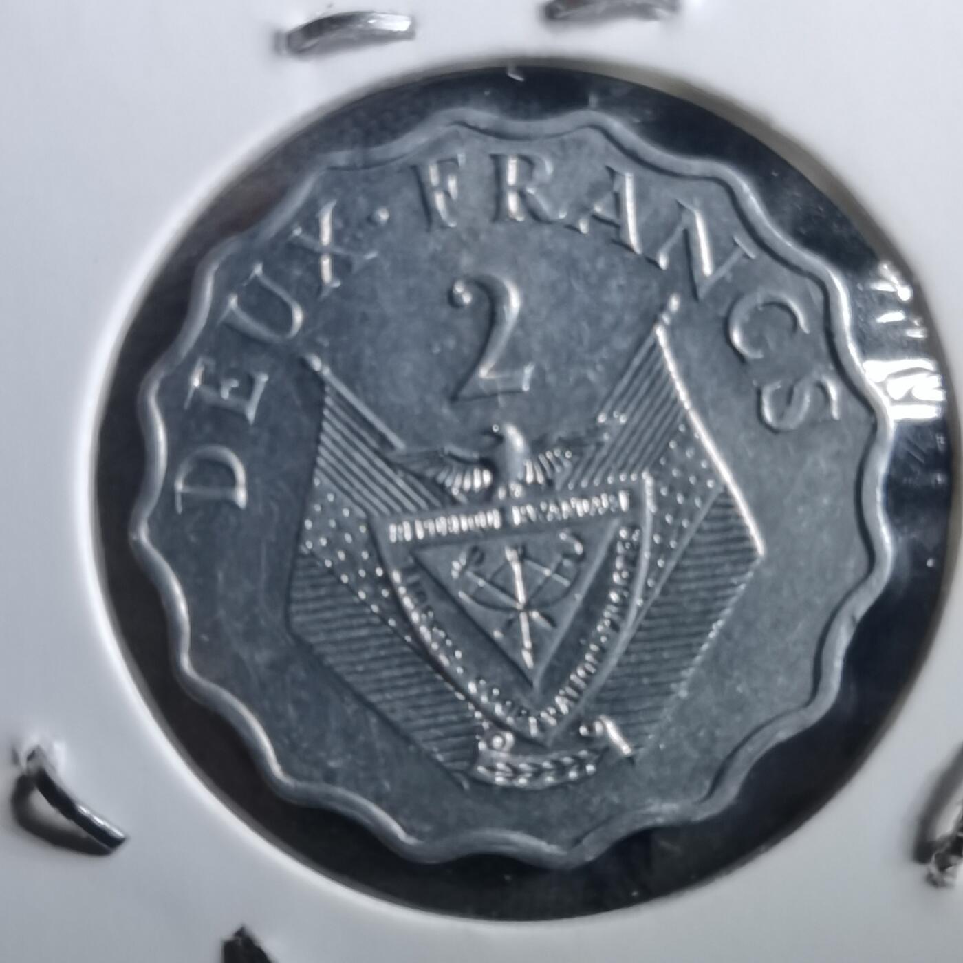 沼泽如烟--第898场 卢旺达1970年2法郎